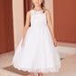 Illusion Round Neckline Flowers Girl Dress by TIPTOP KIDS - AS5860