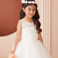 Illusion Round Neckline Flowers Girl Dress by TIPTOP KIDS - AS5860