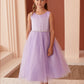 Satin Bodice with Tulle Flowers Girl Dress by TIPTOP KIDS - AS5872