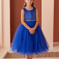 Satin Bodice with Tulle Flowers Girl Dress by TIPTOP KIDS - AS5872