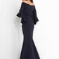 Jovani 59993 Off the Shoulder Bell Long Sleeves Mermaid Dress - Special Occasion/Curves