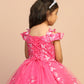 3D Butterfly Off Shoulder Flowers Girl Dress by TIPTOP KIDS - AS7046