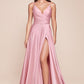 Soft Satin A-Line Sweetheart Neckline by Cinderella Divine 7485 - Special Occasion