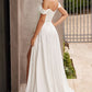 Off The Shoulder A-Line Bridal Gown by Ladivine 7493W