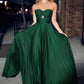 Satin Strapless A-Line Women Formal Gown By Ladivine 7496 - Special Occasion