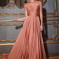 Satin Strapless A-Line Women Formal Gown By Ladivine 7496 - Special Occasion