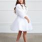 Party Girl Faux Fur Jacket Dress by TIPTOP KIDS - AS7914