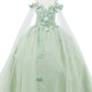 Cinderella Couture USA AS8075 Floral Off Shoulder Mini Quince