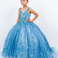 Embroidered Sweetheart Neckline Mini Quince Gown by Cinderella Couture USA AS8110