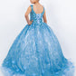 Embroidered Sweetheart Neckline Mini Quince Gown by Cinderella Couture USA AS8110