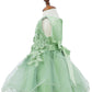 Lace Glitter Tulle Baby Dress by Cinderella Couture USA AS9110