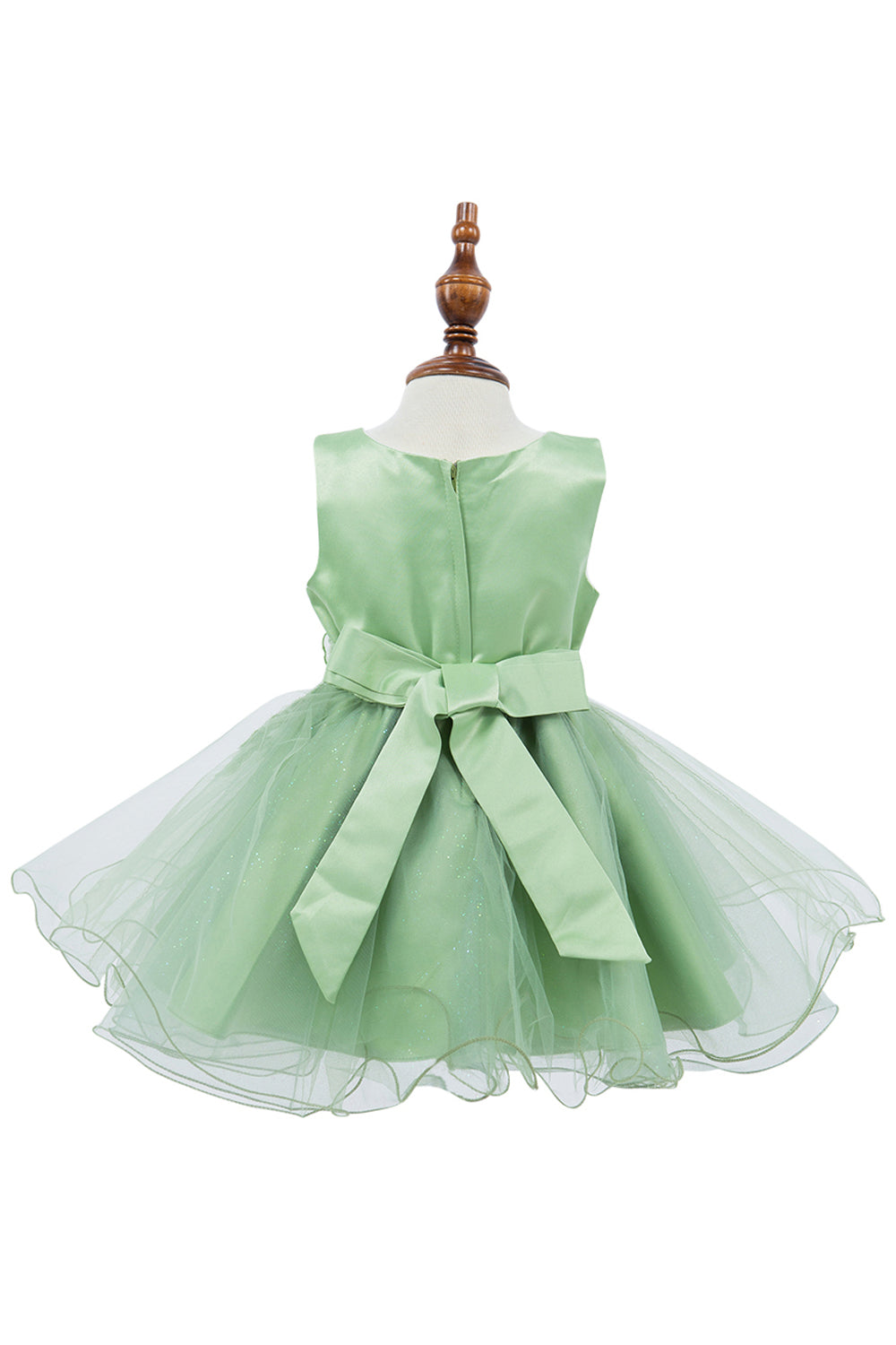 Lace Glitter Tulle Baby Dress by Cinderella Couture USA AS9110