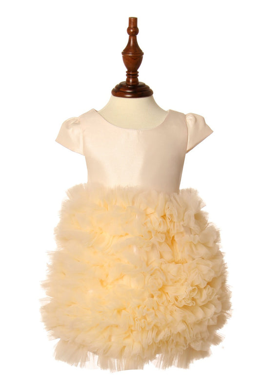 Elegant Cute Ruffled Bubble Baby Dress by Cinderella Couture USA AS9116B