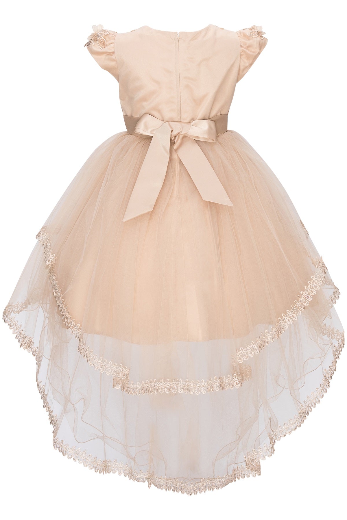 Sequin Cap Sleeve Flower Girl Dress by Cinderella Couture USA AS9123