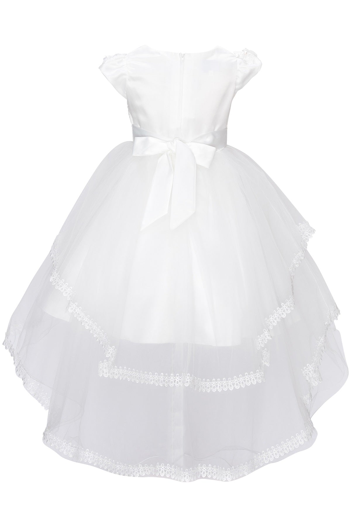 Sequin Cap Sleeve Flower Girl Dress by Cinderella Couture USA AS9123