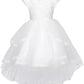 Sequin Cap Sleeve Flower Girl Dress by Cinderella Couture USA AS9123