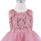 Embellished Sleeveless A-Line Girl Party Dress by Cinderella Couture USA AS9132