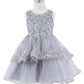 Embellished Sleeveless A-Line Girl Party Dress by Cinderella Couture USA AS9132