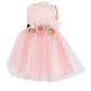 Super Cute Belted Flower Baby Dress by Cinderella Couture USA AS9134B