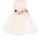 Super Cute Belted Flower Baby Dress by Cinderella Couture USA AS9134B