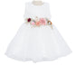 Super Cute Belted Flower Baby Dress by Cinderella Couture USA AS9134B