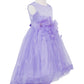 Embroidery Lace Sleeveless Flower Girl Dress by Cinderella Couture USA AS9135