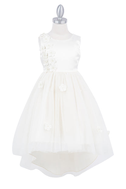 Beautiful Sleeveless Soft Tulle Flower Girl Dress by Cinderella Couture USA AS9136