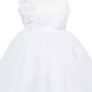 Beautiful Sleeveless Soft Tulle Flower Girl Dress by Cinderella Couture USA AS9136