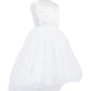 Beautiful Sleeveless Soft Tulle Flower Girl Dress by Cinderella Couture USA AS9136