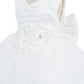 3D Flower Lace Satin Baby Dress by Cinderella Couture USA AS9140B