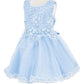 3D Floral Soft Tulle Baby Dress by Cinderella Couture USA AS9148B