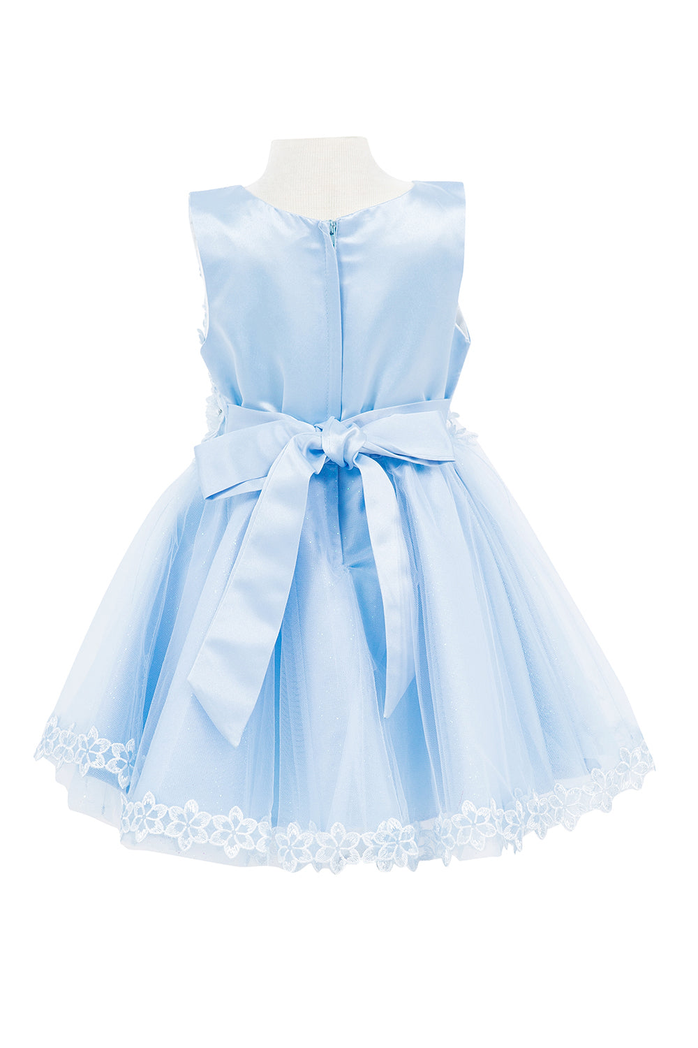 3D Floral Soft Tulle Baby Dress by Cinderella Couture USA AS9148B