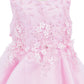 3D Floral Soft Tulle Baby Dress by Cinderella Couture USA AS9148B