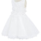 3D Floral Soft Tulle Baby Dress by Cinderella Couture USA AS9148B