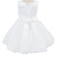 3D Floral Soft Tulle Baby Dress by Cinderella Couture USA AS9148B