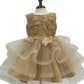 Butterfly Sequin Layered Tulle Baby Dress by Cinderella Couture USA AS9149B