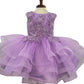 Butterfly Sequin Layered Tulle Baby Dress by Cinderella Couture USA AS9149B