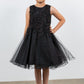 Butterfly Glitter Tulle Sleeveless Girl Party Dress by Cinderella Couture USA AS9150