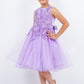 Butterfly Glitter Tulle Sleeveless Girl Party Dress by Cinderella Couture USA AS9150