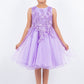 Butterfly Glitter Tulle Sleeveless Girl Party Dress by Cinderella Couture USA AS9150