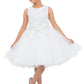 Butterfly Glitter Tulle Sleeveless Girl Party Dress by Cinderella Couture USA AS9150