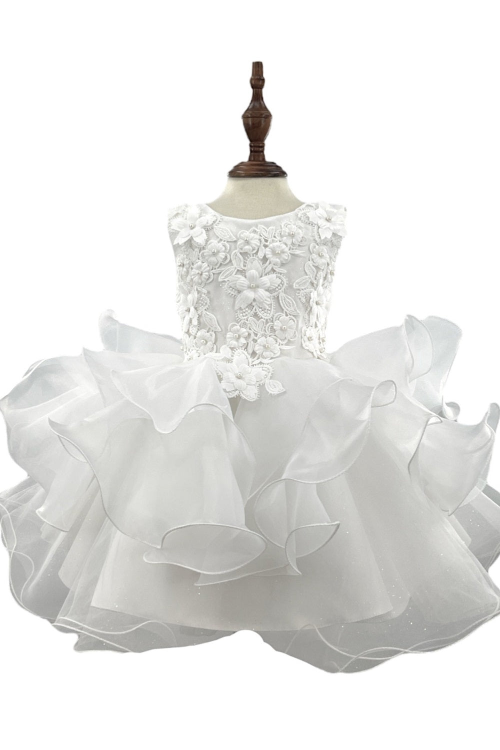 Beautiful Multi Layered Baby Tulle Dress by Cinderella Couture USA AS9155B