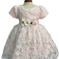 Beautiful Croche Lace Baby Dress by Cinderella Couture USA AS9157B