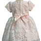 Beautiful Croche Lace Baby Dress by Cinderella Couture USA AS9157B