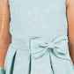 Jacquard Ribbon Sleeveless Jewel Top Girl Party Dress by Cinderella Couture USA AS9165