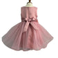 Crystal Tulle Ribbon Flowers Baby Dress by Cinderella Couture USA AS9166B