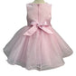 Crystal Tulle Ribbon Flowers Baby Dress by Cinderella Couture USA AS9166B