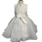 Crystal Tulle Ribbon Flowers Baby Dress by Cinderella Couture USA AS9166B