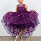 3D Flowers Elegant Illusion Girl Party Dress by Cinderella Couture USA AS9170