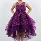 3D Flowers Elegant Illusion Girl Party Dress by Cinderella Couture USA AS9170